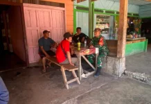 Babinsa Koramil 06/Kerajaan Edukasi Warga agar Tidak Buka Lahan dengan Membakar