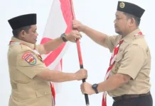 Pemkab Labuhanbatu Lepas Kontingen Kwarcab Ikuti Jambore Pramuka Sumut