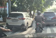 Parkir Sembarangan, Sejumlah Kendaraan Digembosi Petugas
