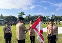 Kontingen Pramuka Tanjungbalai Bertolak ke Jambore Daerah Sumut XI