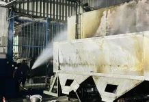 Mesin Oven Pengering Kelapa PT ASA Terbakar