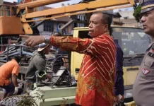 Bupati Karo Tinjau Lokasi Kecelakaan Tugu Perjuangan Berastagi