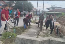 Sambut HUT RI, Forkopimcam TBU Gotong Royong