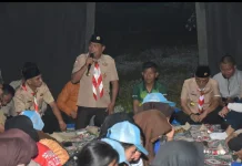 Wabup Deli Serdang Kemah bersama kontingen Gerakan Pramuka
