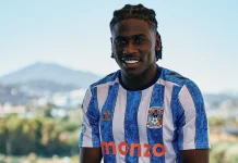 Loum Tchaouna Bergabung dengan Converntry City dari Burnley