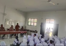 Kapolsek Datuk Bandar Ajak Siswa Bijak Medsos hingga Jauhi Narkoba