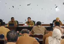 Wabup Tapsel Pimpin Rakor Monitoring dan Evaluasi Penanggulangan Kemiskinan