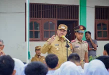 Bupati Batu Bara Motivasi Siswa di Yayasan Perguruan Nasional Petatal