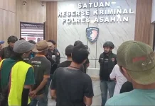 Operasi Pekat Toba, Polres Asahan Amankan Jukir Liar dan Pak Ogah