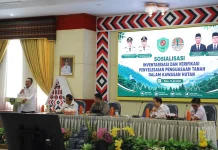 Gus Irawan Buka Sosialisasi Penyelesaian Penguasaan Tanah di Kawasan Hutan