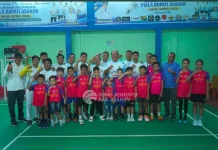 Turnamen Bulutangkis resmi Digelar, Bupati: Junjung Tinggi Sportivitas