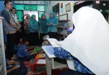 Tumbuhkan Budaya Literasi, Ketua TP PKK Asahan Kunjungi PAUD Sentang