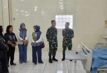 Wujud Kepedulian, Dandim 0208/Asahan Jenguk Anggota