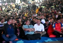 Bobby Nasution Bersama Ribuan Masyarakat Nias Nikmati Serunya Final Piala Dunia