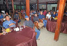 Bupati Bersama Forkopimda Asahan Nobar Pinal Pesta Bola Dunia