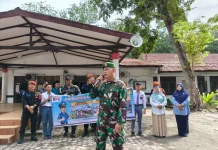 PT KAI dan Kodim 0208/Asahan Sosialisasikan Keselamatan Perkeretaapian