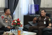 Kapolres Pelabuhan Belawan Jalin Silaturahmi dengan Kejaksaan Negeri Belawan