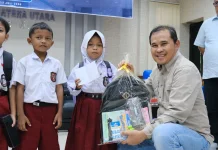 Hari Anak Nasional 2026, PLN UP3 Binjai Salurkan Paket Pendidikan untuk Siswa SD