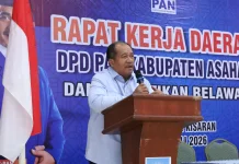 Bupati Asahan Hadiri Pembukaan Rakerda DPD PAN dan Pelantikan Relawan