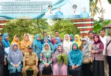 Ketua TP PKK Binjai Tinjau Lokasi Pembibitan dan Bank Sampah