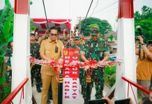 Pangdam I/BB dan Wali Kota Medan Resmikan Jembatan Perintis Garuda