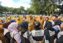 Tinjau Ekstrakurikuler di SMPN 1 Batang Kuis, Bupati Siapkan Pemenuhan Fasilitas