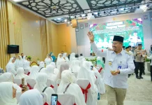 Bupati Batu Bara Pimpin Tepung Tawar Pemulangan Jemaah Haji 2026