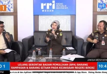 Pelaksanaan Lelang Serentak Barang Rampasan Kejaksaan Negeri Binjai