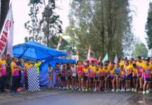 Bupati dan Wakil Bupati Karo Buka Fun Run Festival Bunga dan Buah Tahun 2026