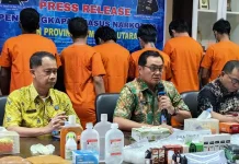 BNNP Sumut Ungkap Tiga Kasus Narkotika dalam Sepekan