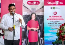 Wings Air Terbang Perdana dari Kualanamu-Mandailing Natal