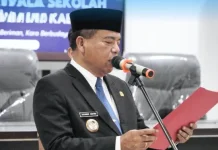 Bupati Karo Lantik 20 Kepala Sekolah SD dan SMP