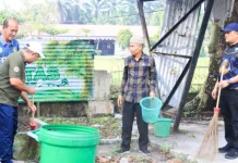 Pemkab Labuhanbatu Gelar Gotong Royong Sambut HUT ke-81 RI