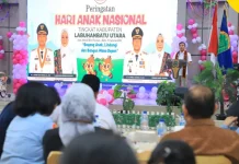Peringati HAN 2026, Wabup Labura Tekankan Peran Bersama Lindungi Anak