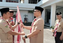34 Peserta dan Pendamping Pramuka Tanjungbalai Dilepas Ikuti Jambore Nasional