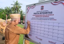 ASN Tanjungbalai Tandatangani Pakta Integritas BerAKHLAK