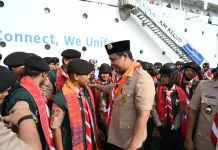 Bobby Nasution Minta Pramuka Sumut Jaga Nama Baik Daerah di Jamnas XII