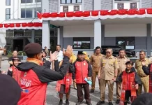 Wabup Karo Lepas Kontingen Pramuka ke Jambore Nasional XII