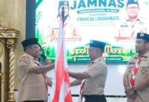Wabup Labuhanbatu Lepas 26 Peserta ke Jambore Nasional XII 2026