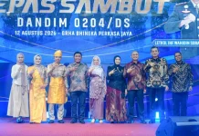 Perkuat Sinergi, Wabup Hadiri Lepas Sambut Dandim 0204/DS