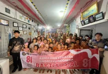 Merdeka dalam Kebersamaan: Ceria Anak Panti Sambut Kedatangan Imigrasi Sumut