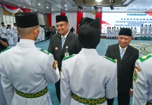 Bobby Nasution Kukuhkan 74 Paskibraka Sumut, Tekankan Peran sebagai Teladan Persa