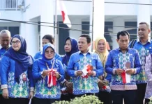 BKPP Labuhanbatu Bagikan 100 Bendera Merah Putih jelang HUT ke-81 RI