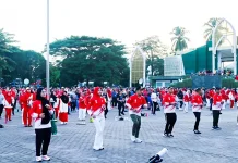 Ribuan Warga Tebing Tinggi Meriahkan HUT ke-81 RI