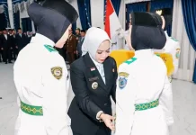 Bupati Labuhanbatu Kukuhkan 50 Anggota Paskibraka Labuhanbatu 2026
