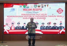 Malam Resepsi Peringatan HUT Kemerdekaan RI, Bupati Ajak Tingkatkan Semangat