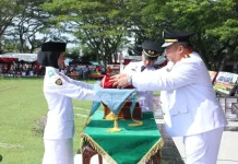 Bupati Pimpin Upacara Pengibaran Bendera HUT ke -81 Kemerdekaan RI