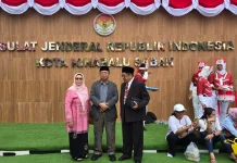 Rektor UNIVA Medan Ikuti Peringatan HUT Kemerdekaan RI di Kota Kinabalu