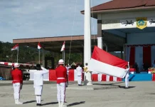 Danramil 06/Kerajaan Dipercaya Jadi Danup Peringatan HUT RI ke-81 di Pakpak Bharat