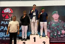 Personel SPN Polda Sumut Raih Juara I Taekwondo Piala Pangdam I Bukit Barisan